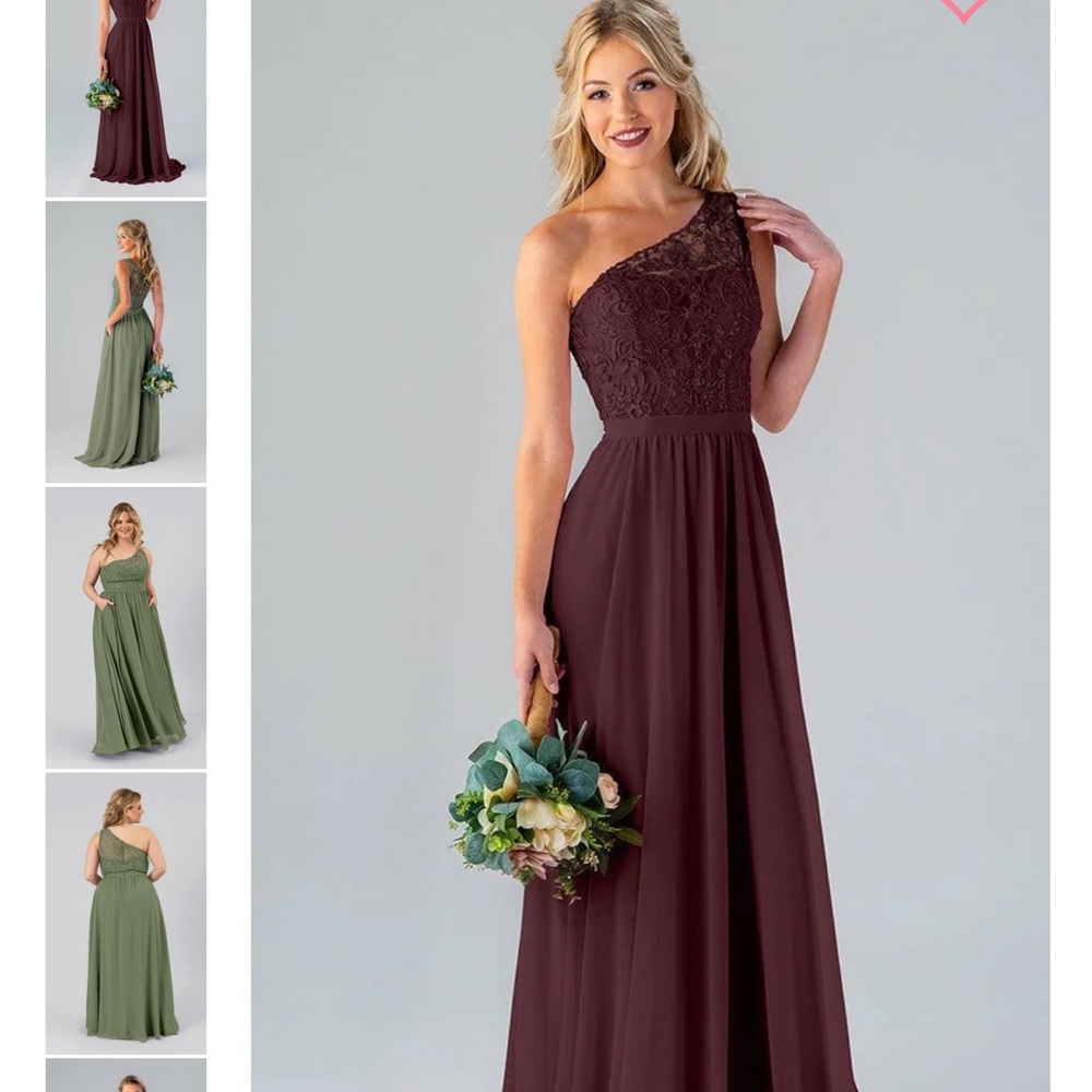 Kennedy Blue Shannon BORDEAUX dress
